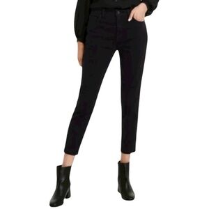 Nili Lotan x Target Women's Size 12 Black High-Rise Ankle Length Skinny Jeans